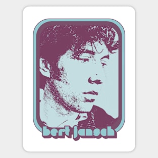 Bert Jansch // Retro Style Fan Art Design Magnet